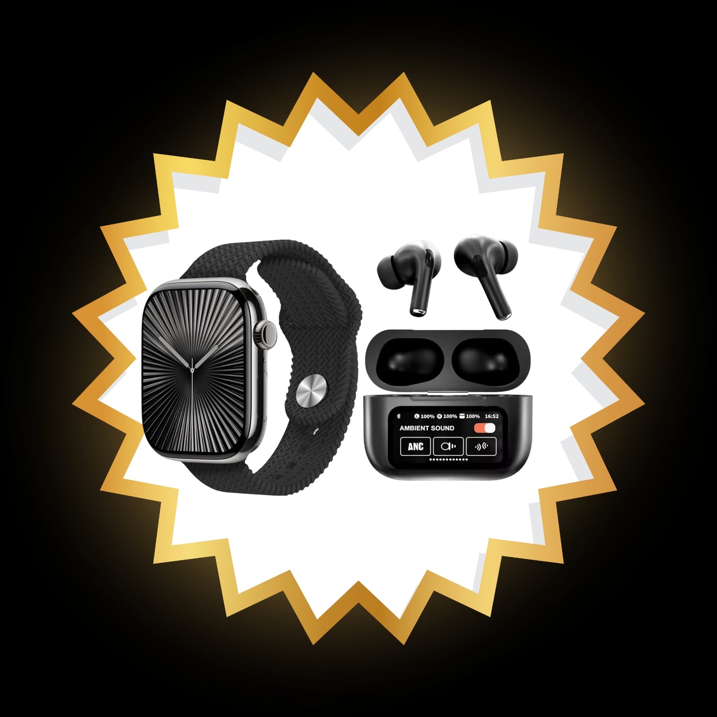 Pack Montre Pro Max + écouteurs