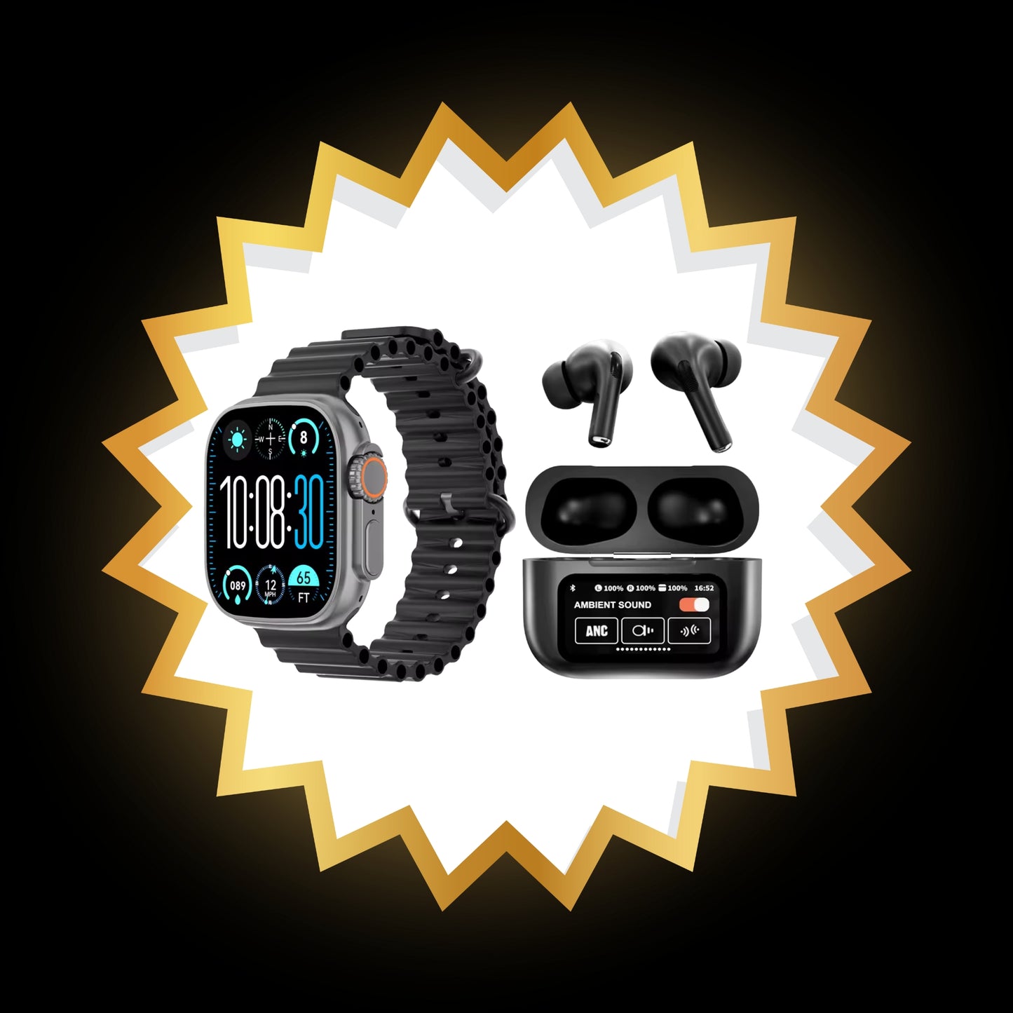Pack Montre Ultra Max + écouteurs